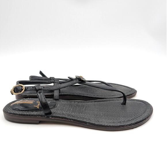 Sam Edelman Gigi Signet Sandal Women's Ankle Strap Black Size US6M EU36 - Picture 3 of 9